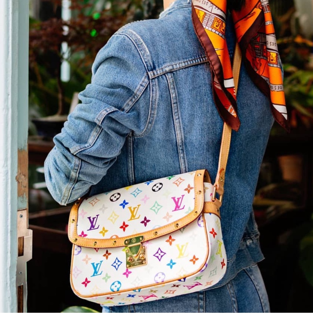 Murakami Louis Vuitton Multicolor Monogram Bag solonge - Picture 3 of 14